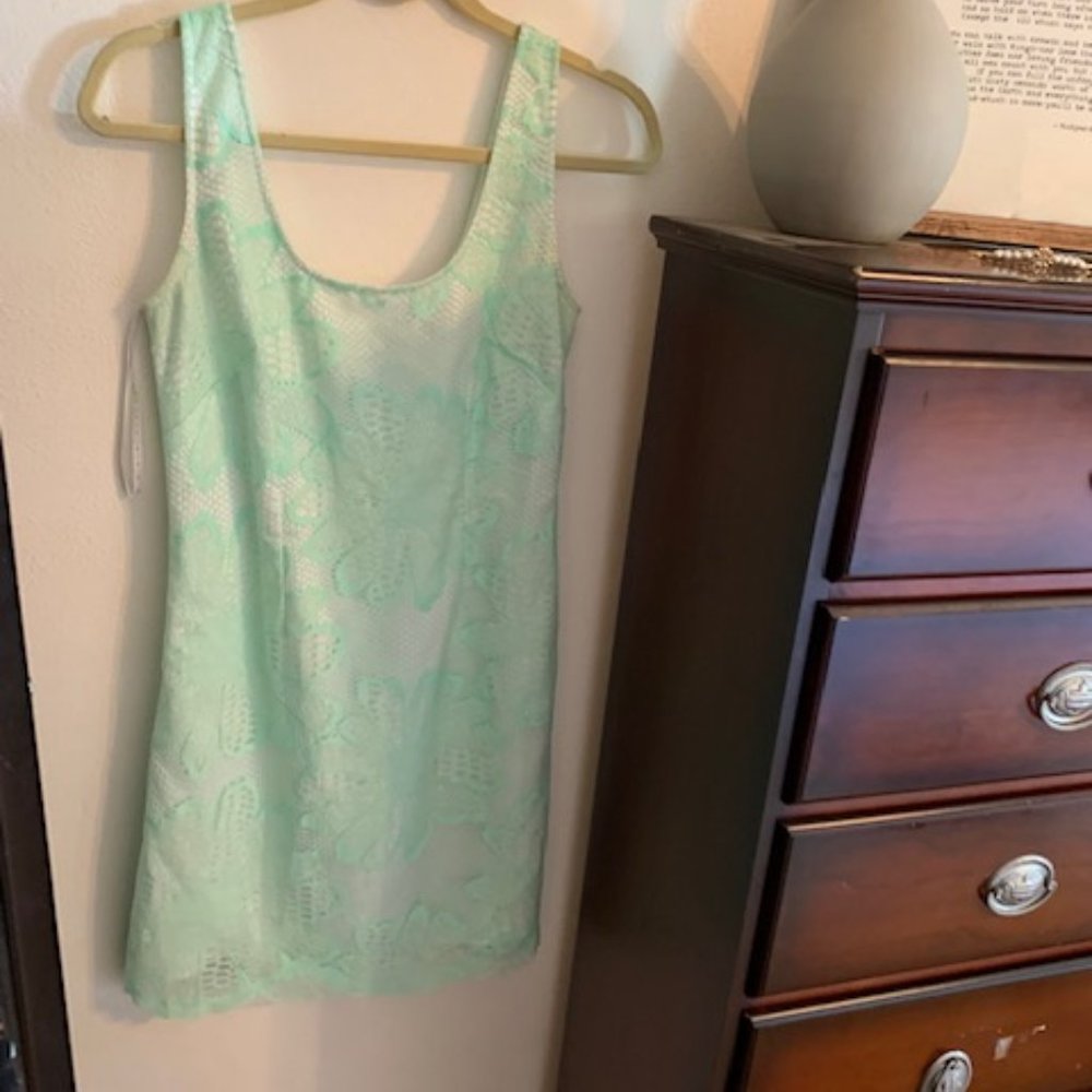 Mint Lace Lilly Pulitzer Shift Dress